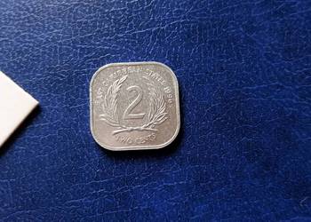 Stare monety  2 cent 1996 Karaiby
