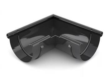 Bryza PVC Narożnik zewnętrzny 75 mm czarny