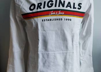 Bluza z kapturem Jack & Jones biała