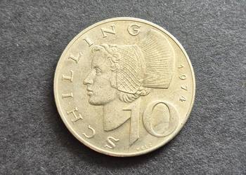 84) AUSTRIA - 10 Schilling - 1974 r.