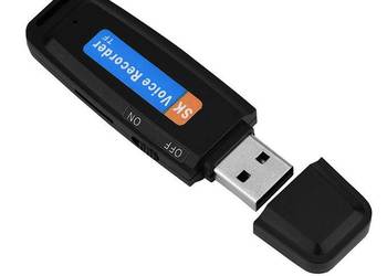 DYKTAFON PODSŁUCH SZPIEG PENDRIVE MICROSD do nagrywania mikr