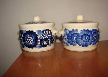 Włocławek fajansowy pojemnik kuchenny