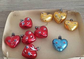 Bombki serduszka prl
