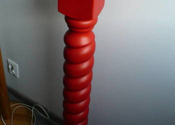 Słup - Kolumna do schodów dębowa do odnowienia