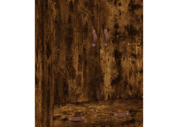 Wysoka szafka przydymiony dąb 695x31x115 cm WM-828209