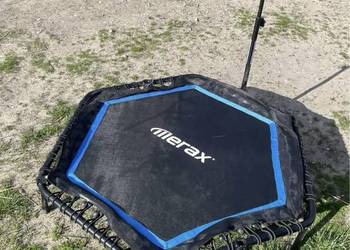 Trampolina fitnes z uchwytem składana