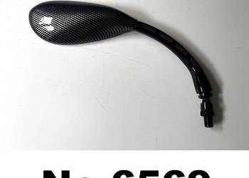 Motocyklowe lusterko prawe łezka carbon gwint M10 L H01-09067