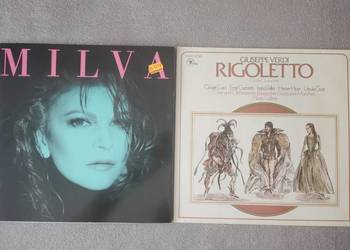 Ciekawy zestaw 2 albumów winylowych - Milva i Rigoletto