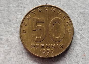 153) NIEMCY  - 50 Pfennig - 1950 r. - A