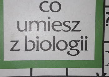 sprawdź co umiesz z biologii unikatowe książki kolekcje