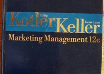 Marketing Management (Kotler, Keller) - po angielsku