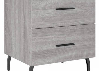 Szafka nocna szary dąb sonoma 40x35x475 cm WM-827352