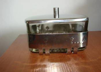 Stojadła Nierdzewne cukiernica PRL