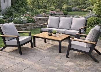 Meble ogrodowe tarasowe aluminiowe