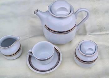 Piękny serwis kawowy Karolina  porcelana PRL