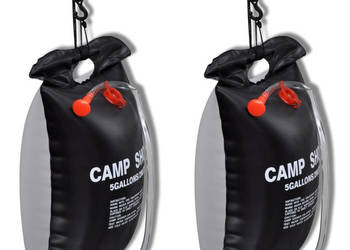 Kempingowe prysznice solarne 2 szt. 20 L WM-141122