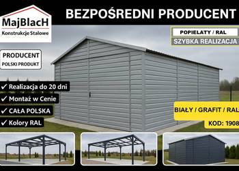 Blaszak Ocynk - Garaż Blaszany Ocynkowany - Producent – Maj-BlacH
