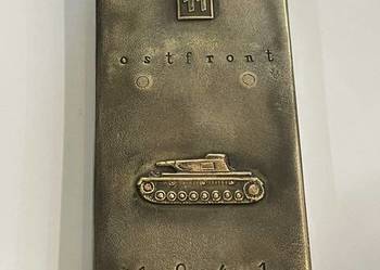 Metalowy pojemnik medyczny Wechmart z grawerunkiem „Ostfront 1941”
