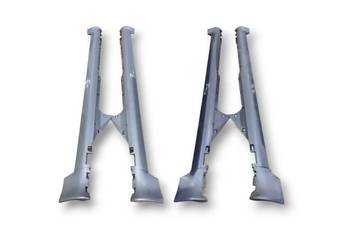 KMPL LEWA + PRAWA LISTWA NAKŁADKA PROGOWA AUDI A6 C5 SEDAN KOMBI LY5X LY7Q