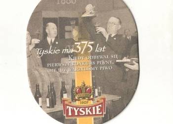 Tyskie - podstawka do piwa. Nr . 46.