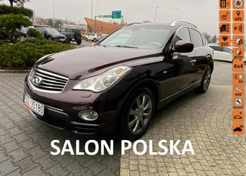 Infiniti EX SALON POLSKA,4x4,skóra,szyberdach,pogrz. fot.,kamera,bi-xenon,…