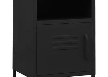 Szafki nocne 2 szt. czarne 35x35x51 cm stalowe WM-3095221