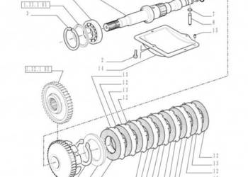 New Holland T6010 T6090 T6070 Koło zębate napędowe 84149025