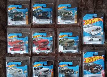 Hot Wheels zestaw Mercedes-Benz 500 E , Mercedes Benz AMG + protektory , BD