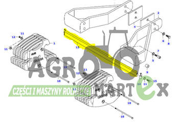 V36559800 PŁYTA BLOKUJĄCA AGCO