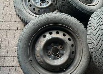 Koła stalowe 185/60r14 na oponach zimowych
