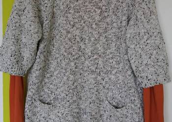 XL(48) Tunika zastępująca sweter (materiał boucla)