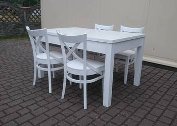 Krzesło do jadalni restauracji modne białe krzyżak producent