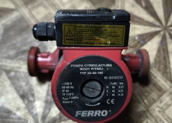 Pompa obiegowa cyrkulacyjna FERRO Cwu CO