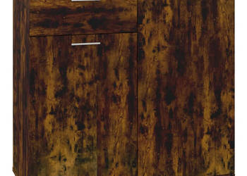 Szafka przydymiony dąb 80x36x75 cm WM-815489
