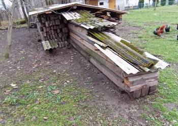 Więźba dachowa, krokwie 16 na 8 jodłowe