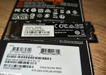 SSD m2 1 Tb Aourus 1 TB