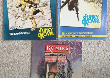Funky Koval cz.1 i 2 - Komiks Fantastyka, wyd.1 1987 rok Funky Koval cz.1 i 2 - Komiks Fantastyka, wyd.1 1987 rok