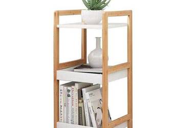 Regał szafka stoliczek nocny 3 półki bambusowy stelaż