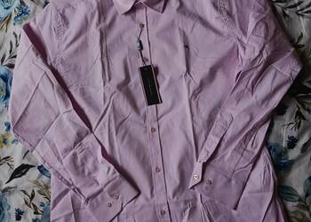 Koszula męska Tommy Hilfiger - bawełniana, różowa rozmiar XL