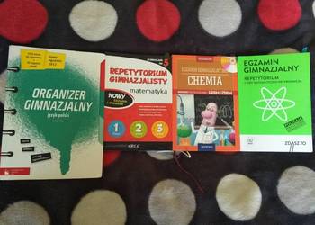 Repetytoria gimnazjalne Chemia, Polski, Matematyka, część pr