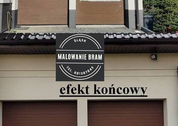 Malowanie BRAMA GARAŻOWA wiśniowski serwis hormann naprawa panele Tychy