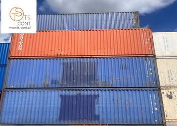Kontener morski magazynowy budowlany 40 DV DC używany 12 metrowy szczelny