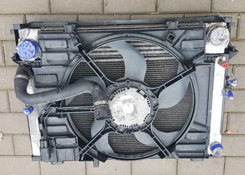 BMW E60 E61 2,0D 2,5D 3,0D wentylator chłodnicy z obudową 772.60104.01