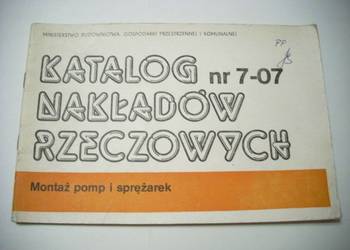 KNR nr 7-07 Montaż Pomp i Sprężarek