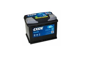 Akumulator Exide Excell 12V 62Ah 540A EB620
