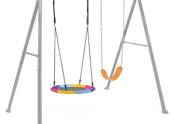 Huśtawka ogrodowa podwójna plac zabaw dla dzieci bocianie gniazdo INTEX 44…