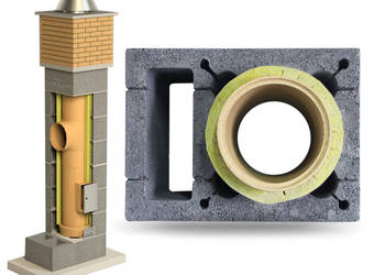 Komin Systemowy Ceramiczny 12mb KW Fi 180 200 BKU