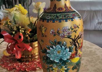 Ceramiczny wazon w stylu bohemian