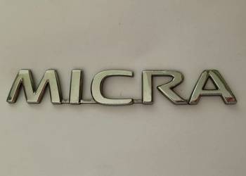 Napis emblemat Nissan Micra k12 03-10r
