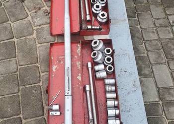 Profesjonalny klucz dynamometryczny Gedore, nasadki